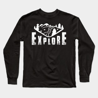 Adventure Exploration camping outdoor Long Sleeve T-Shirt